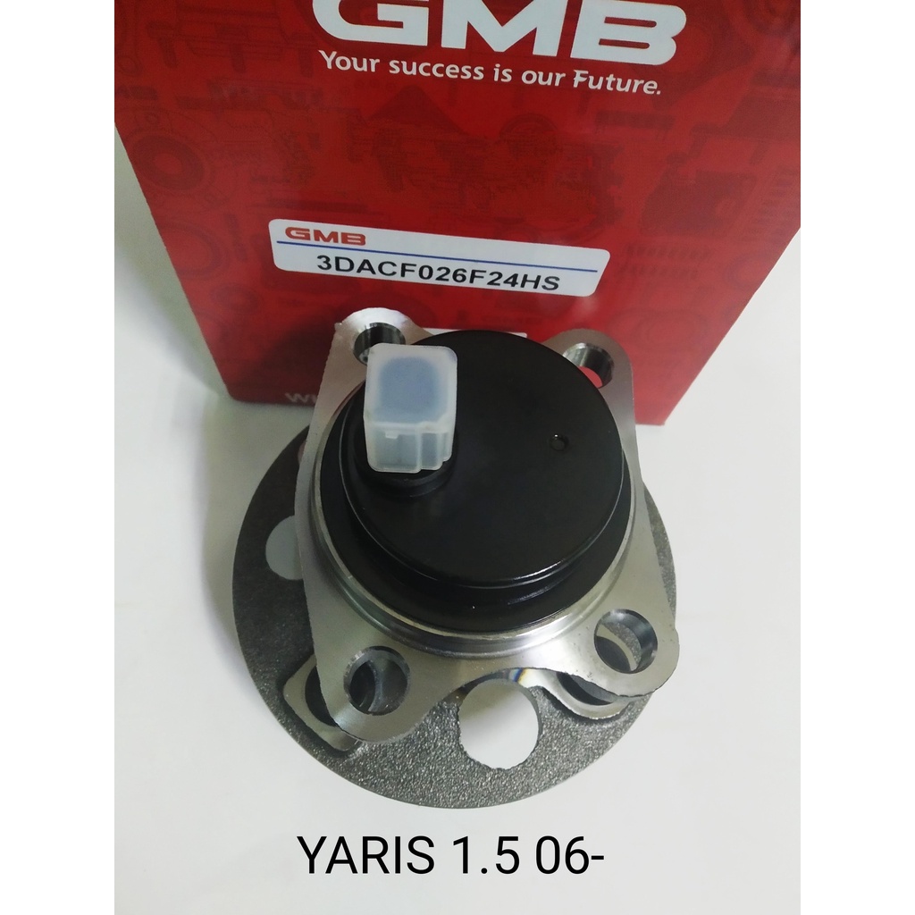 【MA汽材】TOYOTA 豐田 YARIS 1.5 06-12 有ABS 後輪軸承 含座 後輪哈伕 GMB