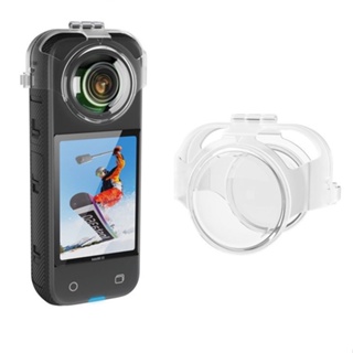 現貨 Insta360 x3鏡頭罩 防摔殼  免拆鏡頭保護殼 透明相機鏡頭蓋殼 透光率99% 不影響拍攝