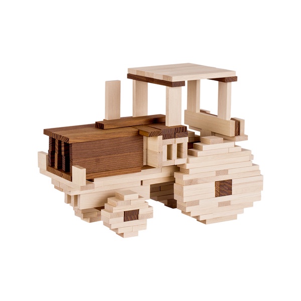 德國 goki 原木雙色建築板 木製玩具 木製 教具 幼兒園教具 積木 原木 玩具 3Y+