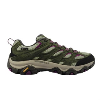 Merrell 登山鞋 Moab 3 GTX 防水 綠 紫 麂皮 黃金大底 低筒 女鞋 戶外 ML035828