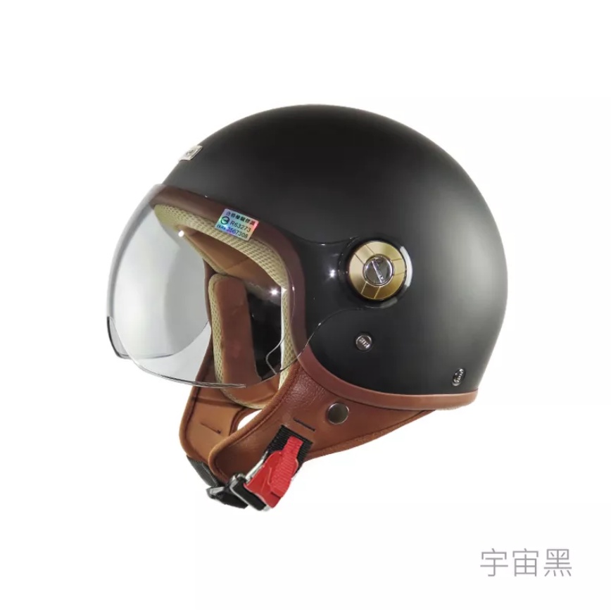 華泰 安全帽 K-808A+ 素色 消光 宇宙黑 醺砂 飛行帽 K808A+ 半罩 全拆洗 透氣 輕量 涼感《比帽王》