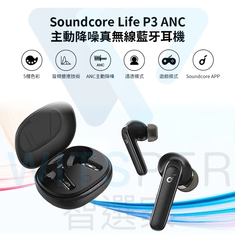 soundcore Life P3 ANC主動降噪真無線藍牙耳機/深海藍