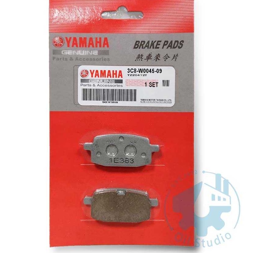 《油工坊》YAMAHA 山葉 原廠  JOG RS 100 VINO90 煞車皮 來令片  3C8-W0045