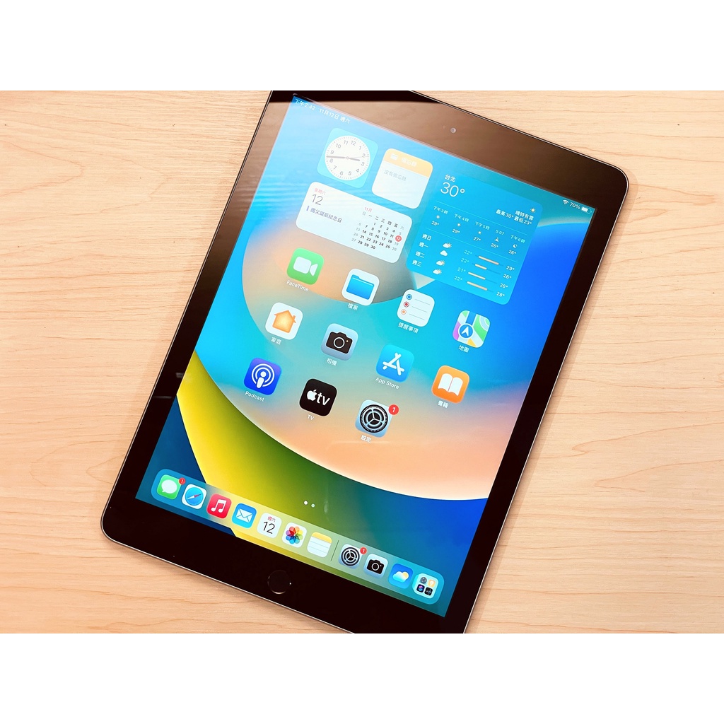 【二手中古】iPad 5 (第五代) Wi-Fi 32G 太空灰黑 9.7吋 A1822