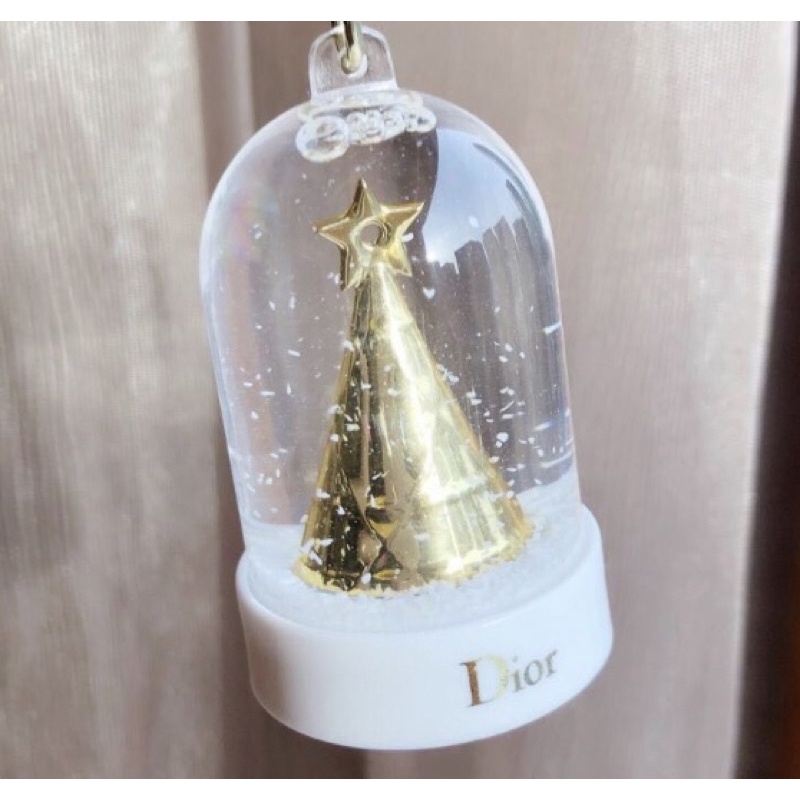 絕版品 Dior 迪奧 金色 聖誕樹 水晶球 雪花 吊飾 免運 現貨 午夜星願 絕版品