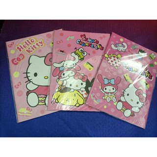 全新 正版 三麗鷗 筆記本 Hello kitty 凱蒂貓 美樂蒂 大眼蛙 布丁狗 大耳狗 酷企鵝 贈品