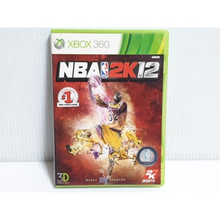 {哈帝電玩}~XBOX360 原版遊戲 NBA 2K12 英文版 光碟微刮 有盒書~