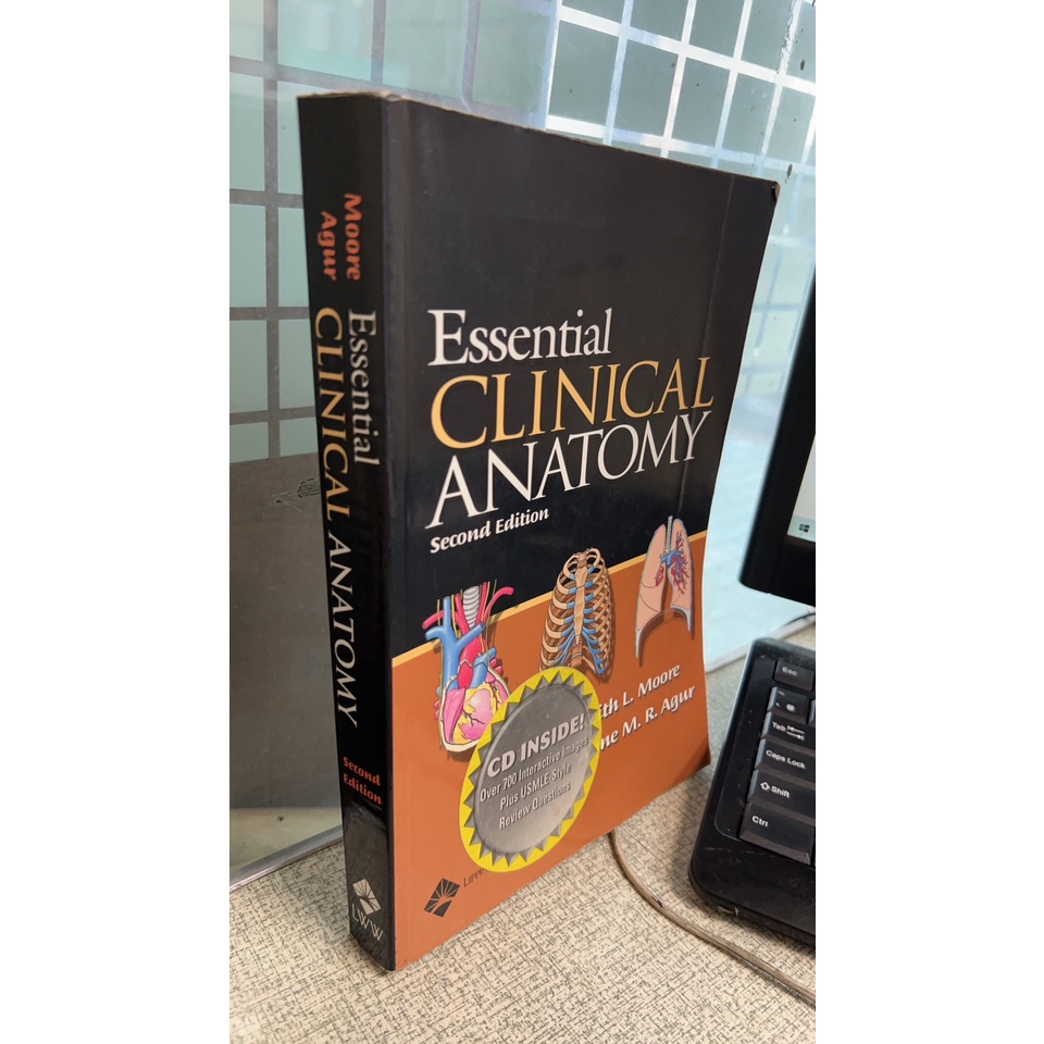 Essential Clinical Anatomy 2/e 9780781759403 Moore, Keith L