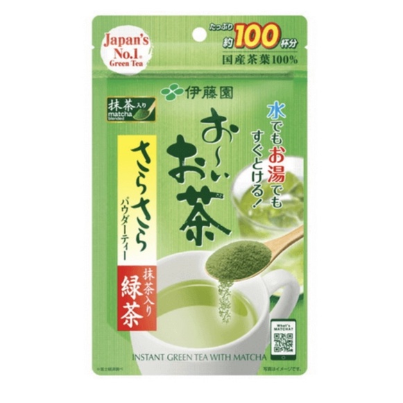 日本伊藤園 添加抹茶的綠茶粉 80g