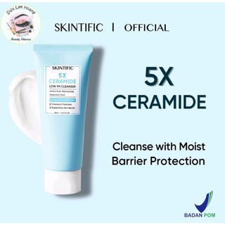SKINTIFIC 5X Ceramide Low pH Cleanser Facial Wash