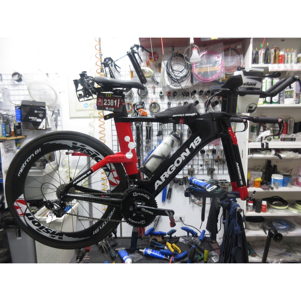 ARGON18 三鐵車 全拆大保養 拆頭碗培林保養 拆BB培林保養 拆輪組花鼓培林保養 拆棘輪座培林保養 卡踏保養