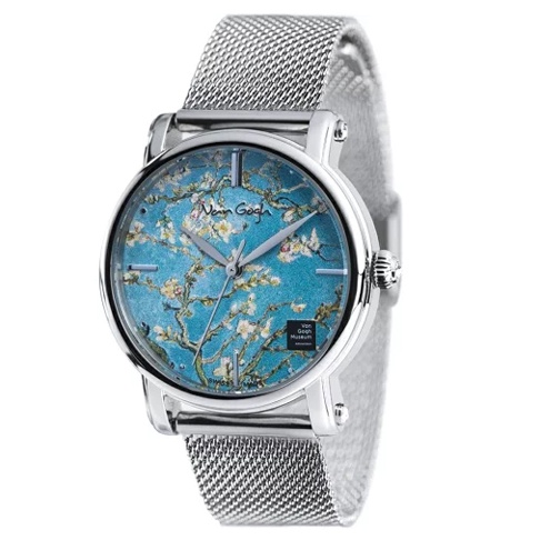 【高雄時光鐘錶公司】梵谷 Van Gogh Swiss Watch OPAL-MB 杏樹 經典名畫女錶 錶 油畫錶