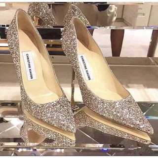 ❤熱銷現貨❤【水晶婚鞋】法式高跟鞋 秀禾主婚紗新娘婚鞋 禮服亮片高跟鞋 訂婚鞋 細跟鞋 高跟鞋 5CM