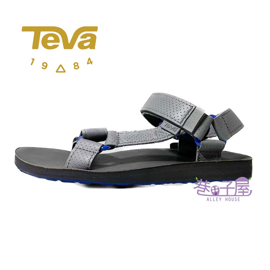 TEVA 男鞋 Original Universal Moto 真皮休閒涼鞋 [TV1019412WLDD] 鴿子灰【巷