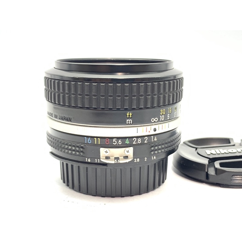尼康 Nikon Ai NIKKOR 50mm F1.4 定焦標準鏡頭 人像鏡 全幅 良品 轉接 (三個月保固)