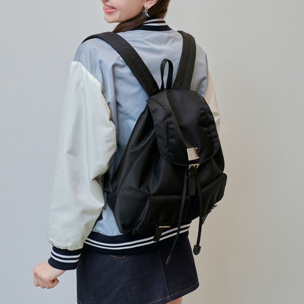 🇰🇷 [Salad Bowls] Symbol Nylon Backpack 背包女 韓國包包 - Glamup