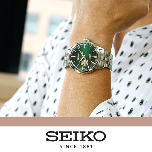 SEIKO精工 Presage 調酒師開芯鏤空機械錶(SSA441J1/4R38-01N0G)-40.5mm-SK027