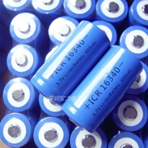 大容量 16340 3.7V 鋰電池 手電筒 CR123A 16340 700mah 足容量 充電鋰電池(無帶保護板)