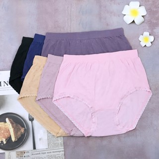 《魔點子Mordenco》MIT莫代爾無縫緹花柔棉內褲 M~3XL 高腰 大尺碼內褲 臺灣製內褲 貨號3319/3327
