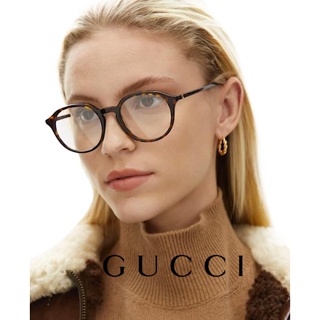 【預購】麗睛眼鏡【GUCCI古馳】可刷卡分期 GG1004O 琥珀色 光學眼鏡 GUCCI眼鏡 GUCCI熱賣款眼鏡
