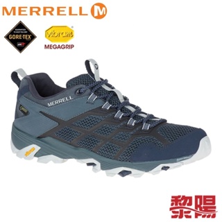 MERRELL 美國 77453 MOAB FST 2 GTX 防水多功能健行鞋 男款 深藍/灰 33ML77453