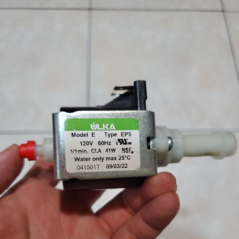 全新 rancilio silvia專用的水泵 幫浦：ulka EP5 120V 60Hz