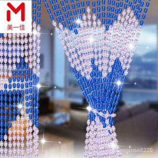 【優選精品】珠簾門簾傢用臥室衛生間客廳裝飾隔斷防蚊蠅風水農村外門塑膠簾子ins日韓風 HVLT