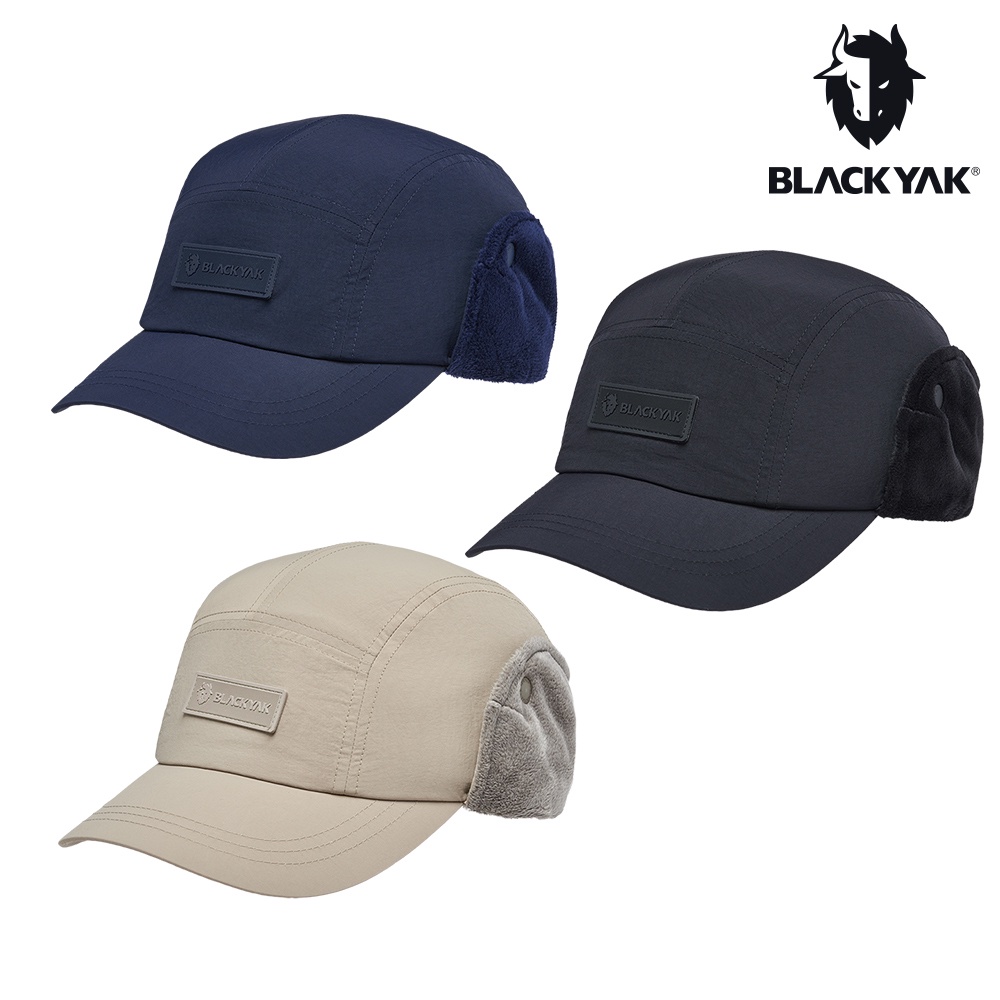 【BLACKYAK】bYAK遮耳棒球帽(黑色/海軍藍/淺卡其)-秋冬 遮耳帽 保暖帽 中性款 |BYBB2NAG02