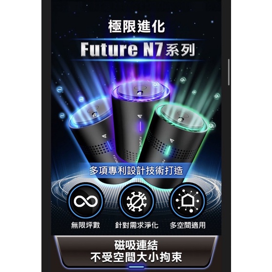 Future  N7 空氣清淨機+N7S空氣淨化器+N7D空氣濾清機