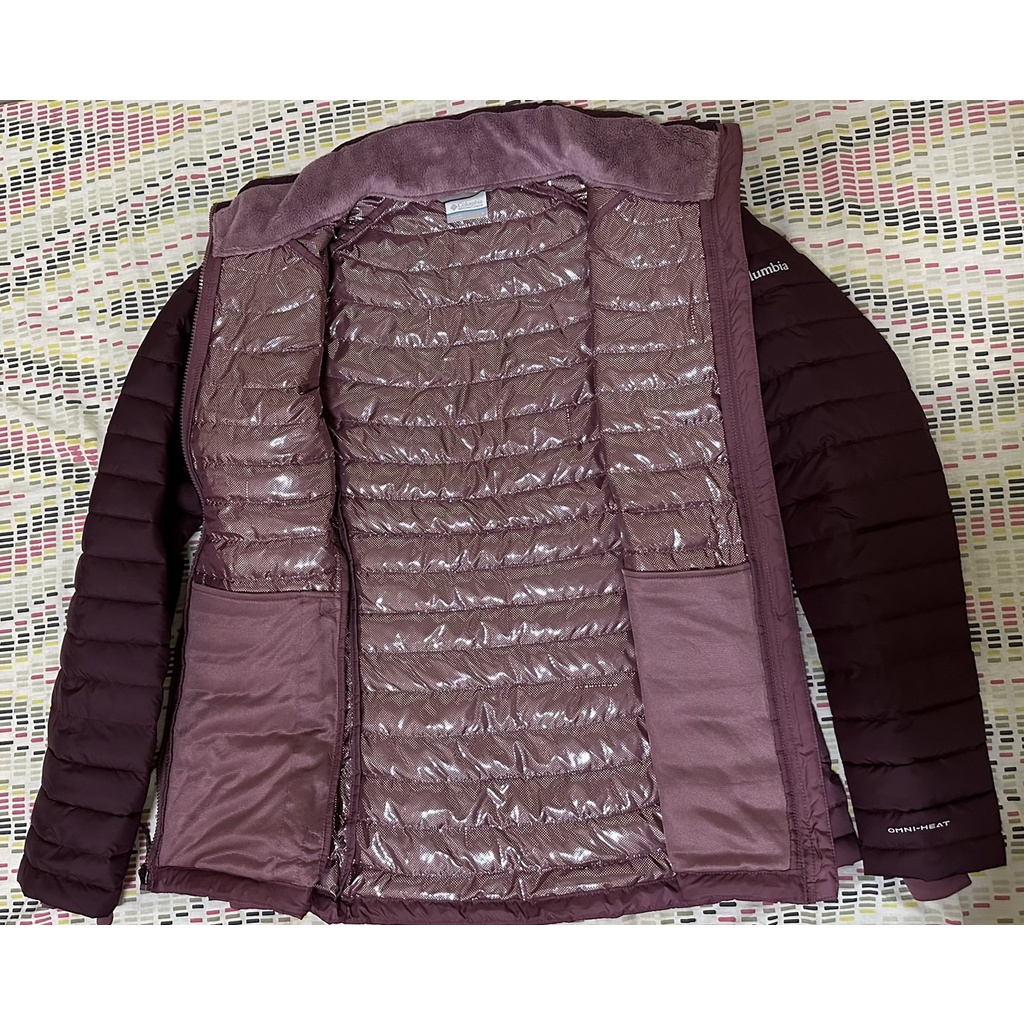 Columbia 哥倫比亞 女裝 Omni-Heat 鋁點立領保暖外套 XK0677 尺寸L