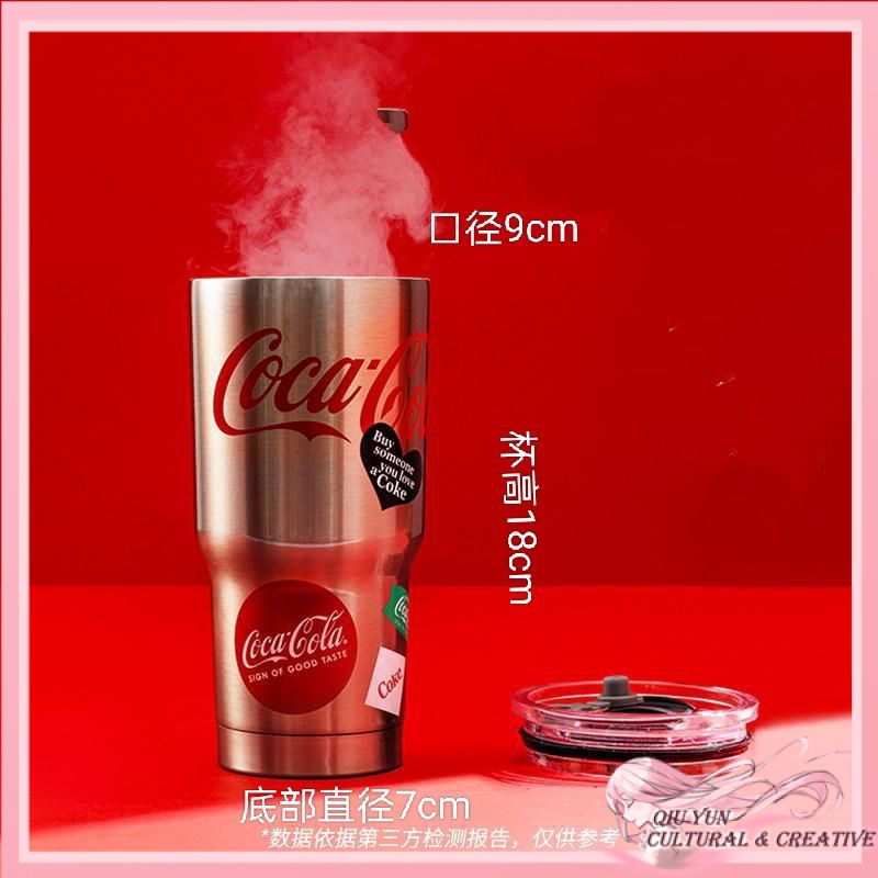 冰霸杯吸管 冰壩杯 冰霸杯 316 yeti 冰霸杯可口可樂保溫杯ins瑞美式水杯304食品級不鏽詩吸管車用杯網紅爆款