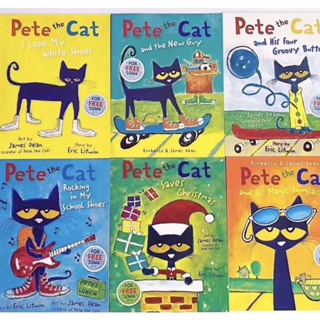 I Can Read英文繪本Pete the Cat 皮特貓6本 英文閱讀 二手