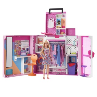 MATTEL 芭比夢幻衣櫃組合 Barbie 芭比 娃娃 正版 美泰兒