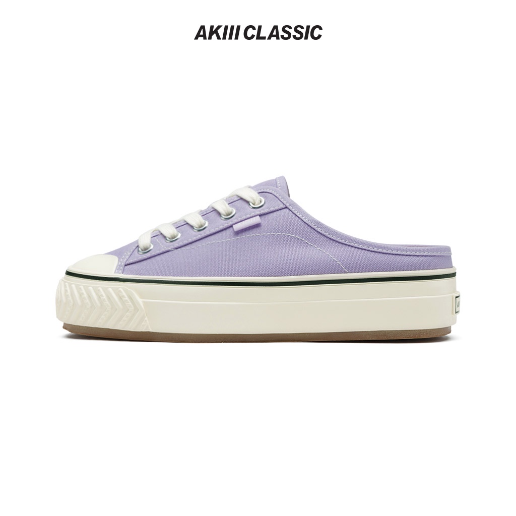 【AKIII CLASSIC】日常厚底懶人帆布鞋 Bold _Lavender | 拖鞋 明星代言 韓版 流行 男女