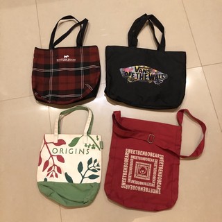 各式包包出清｜4款｜手提袋 側揹包 購物袋 包包 品牌手提袋 Scottish House Vans Origins