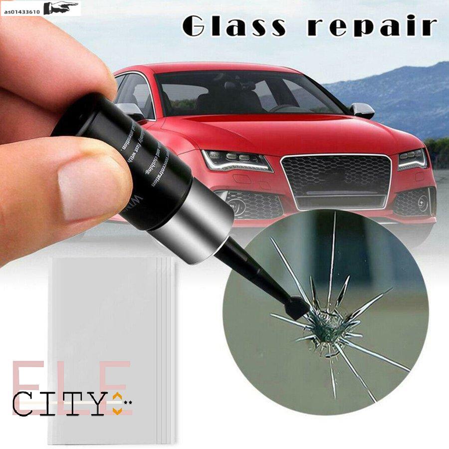 2Pcs Windshield Glass Chips Crack Resin Glue Universal Car W