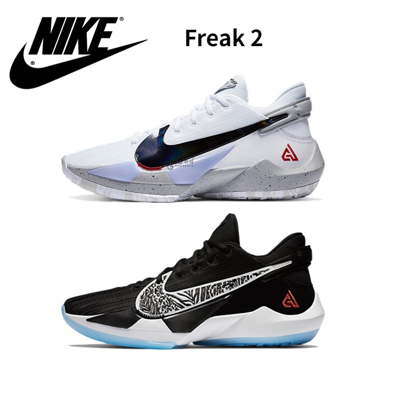 韓國代購 Nike air Zoom Freak 2 白水泥 字母哥 黑 低筒 實戰籃球鞋 男女款 CK5825-001