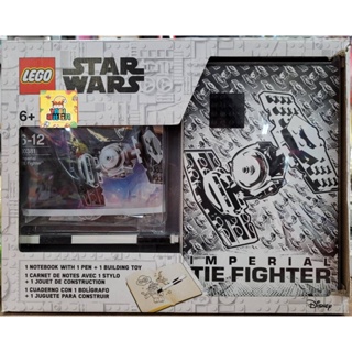 ●雅比玩具● 樂高 LEGO 鈦戰機筆記本 附組裝顆粒包 星際大戰 STAR WARS 積木 禮物 現貨 有盒損