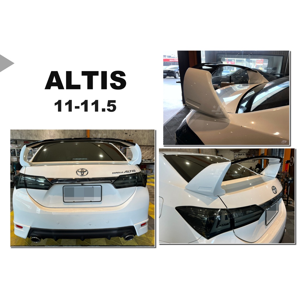 小傑-TOYOTA ALTIS 11代 11.5代 14 15 16 17 18 年 無限 尾翼 擾流板 ABS 含烤漆