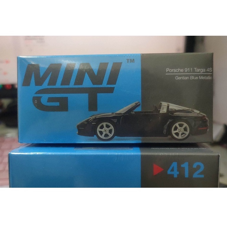 (現貨) Mini GT 412 左駕 Porsche 911 Targa 4S