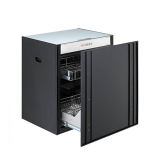 林內【RKD-6035S】嵌門式落地烘碗機(臭氧/60cm)(全臺安裝) 大型配送