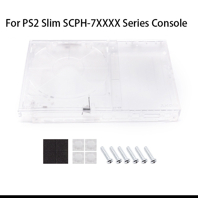 PS2 Playstation 2 Slim 主機 替換 外殼 PS2 9xxxx 7xxxx 透明 替換 機殼