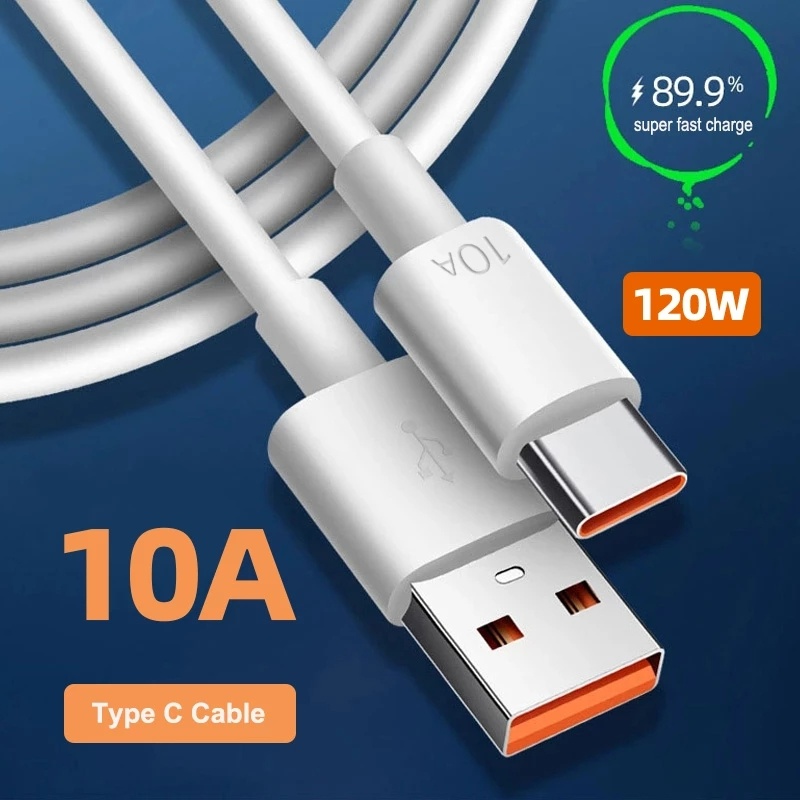 10a 120W USB C 快速充電線 /0.25/1/1.5/2M Type C 超快速充電器線 / 兼容通用 Ty