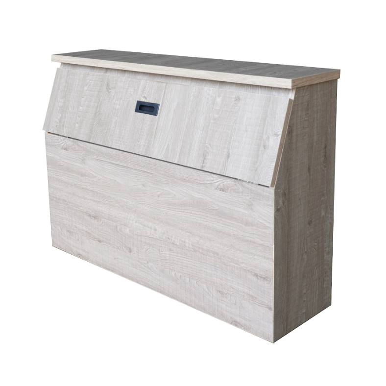 【萊夫家居】TS-35CTS：灰橡色3.5尺單人床頭箱【台中家具】收納櫃 被櫥頭 套房家具 防蛀木心板 台灣製造