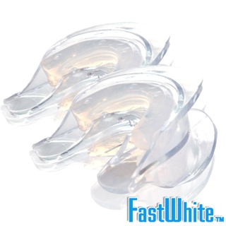 FastWhite齒速白 3D齒模牙托 牙齒美白 DIY自製齒模完全貼合齒型免熱水2入超值組