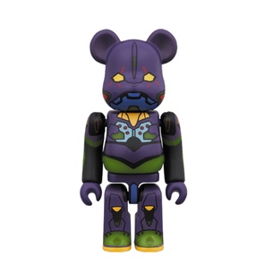 BE@RBRICK 福音戰士 初号機 夜間戦闘 Ver.（G.I.D.）夜光款 100% 聖誕節禮物