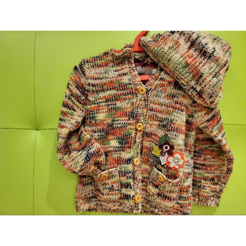 【義大利購物趣】西班牙專櫃品牌童裝Boboli毛衣針織衣 九成新