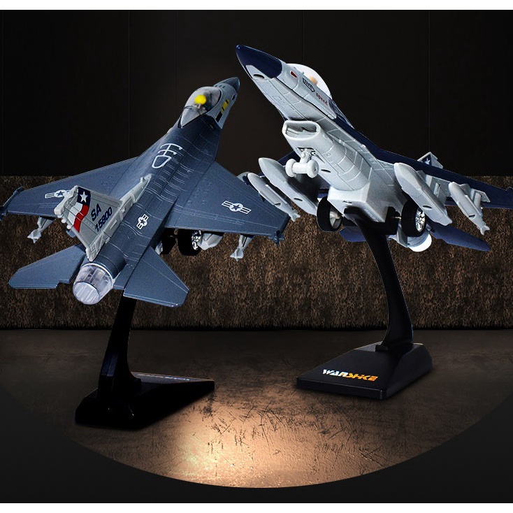 阿莎力2店 合金飛機 F16 飛機模型 戰鬥機 玩具飛機 擺飾