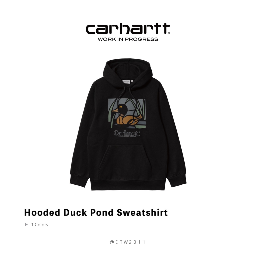 ☆ETW☆【台中店】 歐版 CARHARTT WIP Hooded Duck Pond Sweatshirt 帽T 鴨子
