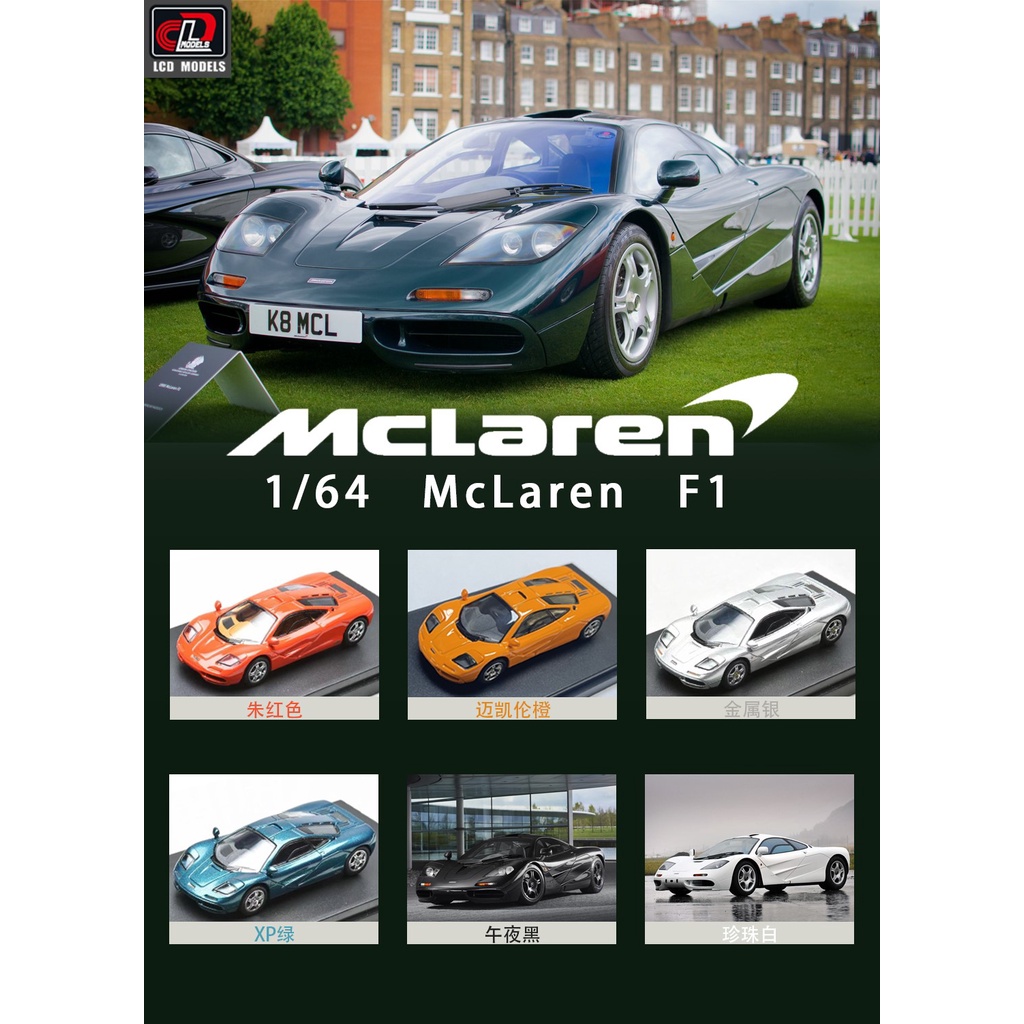 【模例】LCD 1/64 McLaren F1